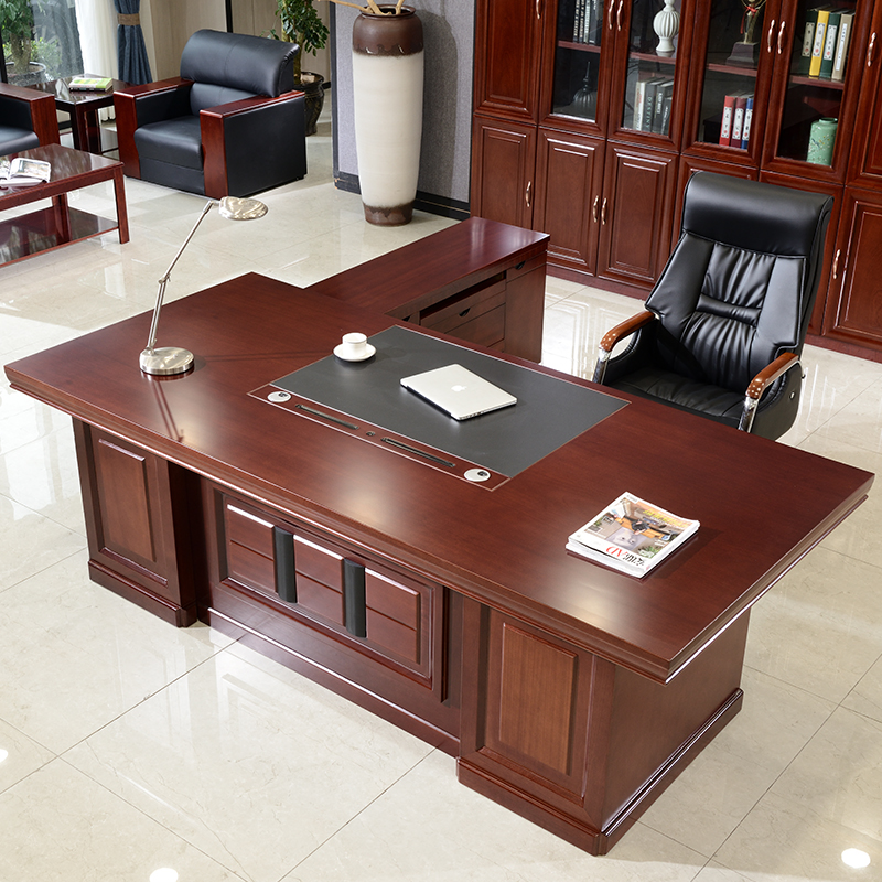 烤漆油漆辦公班臺(tái)老板桌 