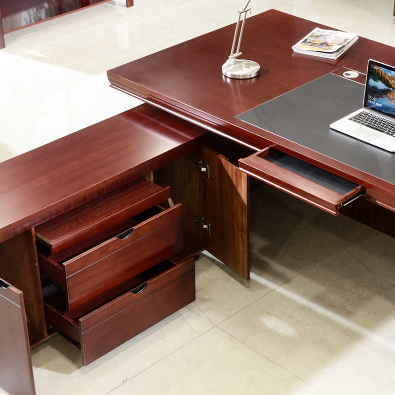 烤漆油漆辦公班臺(tái)老板桌 