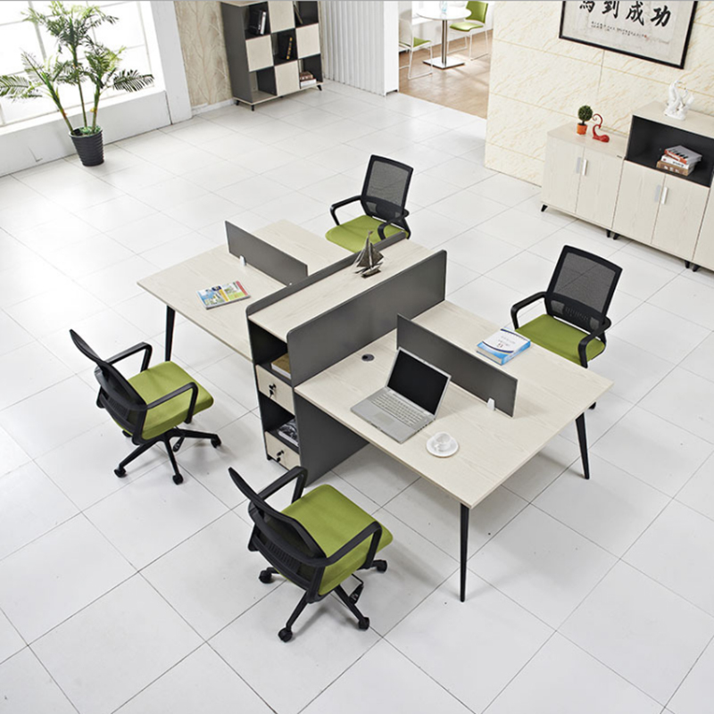  現(xiàn)代簡約多人辦公桌