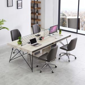 現(xiàn)代簡約辦公桌四人位